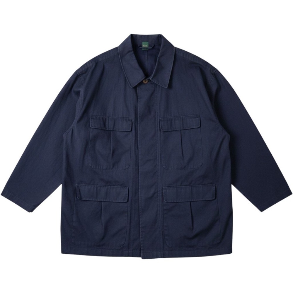 J. Crew Oarsman XL Navy Blue Chore Jacket  Utility Field Coat Heavyweight‎